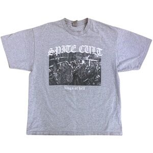 Spite Cult Band Shirt XL Hardcore Black Metal Spite Band RARE Kings of Hell Tee